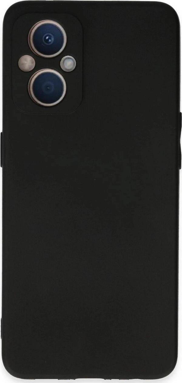 Oppo Reno 7 Lite Kılıf First Silikon - Siyah - Image 1