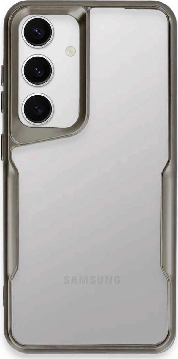Samsung Galaxy S24 Kılıf Boyi Silikon Kapak - Titan Gri - Image 1