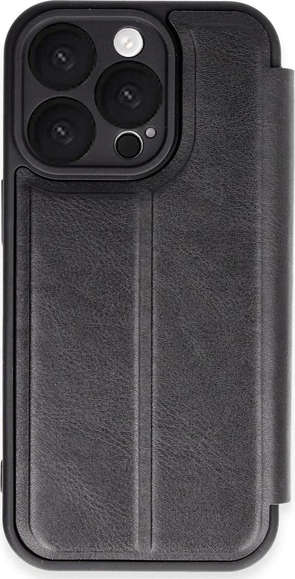 iPhone 16 Pro Kılıf Flip Cover - Siyah - Image 1
