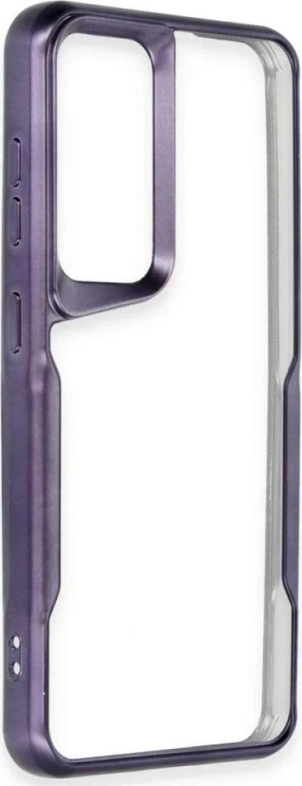 Samsung Galaxy A35 5G Kılıf Boyi Silikon Kapak - Derin Mor - Image 1