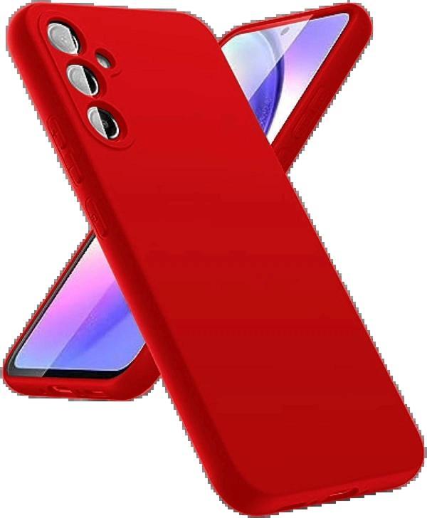 Samsung Galaxy A24 4G Kılıf First Silikon - Kırmızı - Image 1