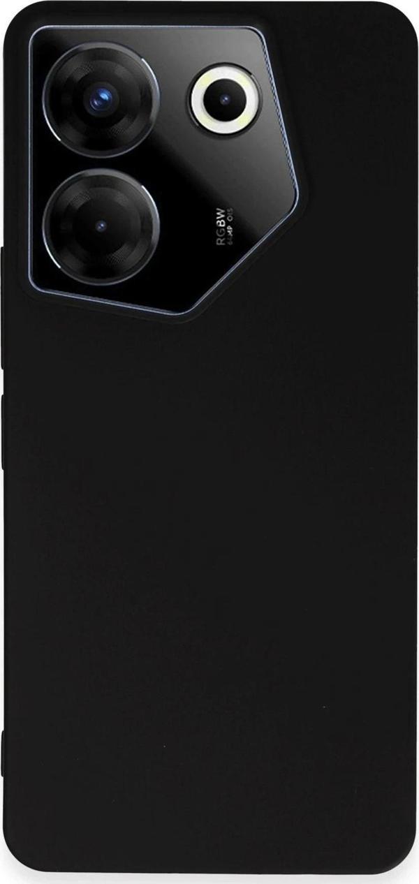 Tecno Camon 20 Pro 5G Kılıf First Silikon - Siyah - Image 1