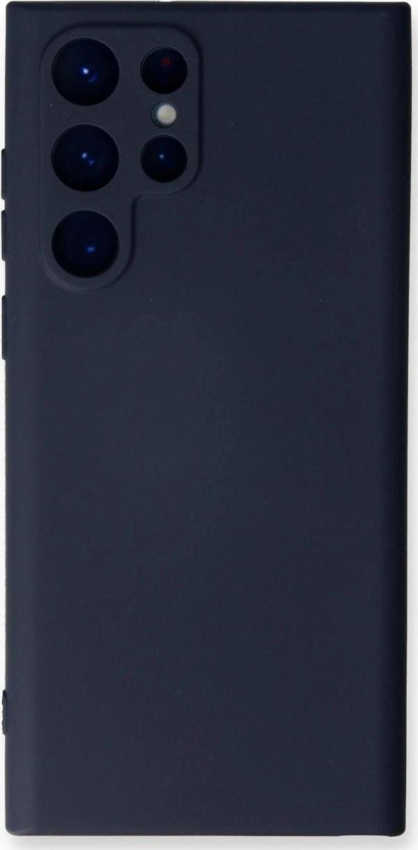 Samsung Galaxy S22 Ultra Kılıf Nano içi Kadife Silikon - Lacivert - Image 1