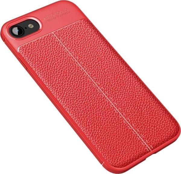 iPhone 7 Kılıf Auto Focus Kapak - Kırmızı - Image 1