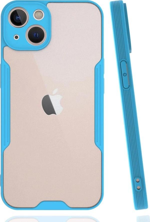 iPhone 14 Kılıf Platin Silikon - Mavi - Image 1