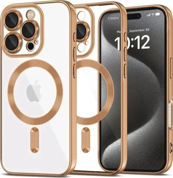 iPhone 16 Pro Max Kılıf Kross Magneticsafe Kapak - Çöl Titanyum - Image 1