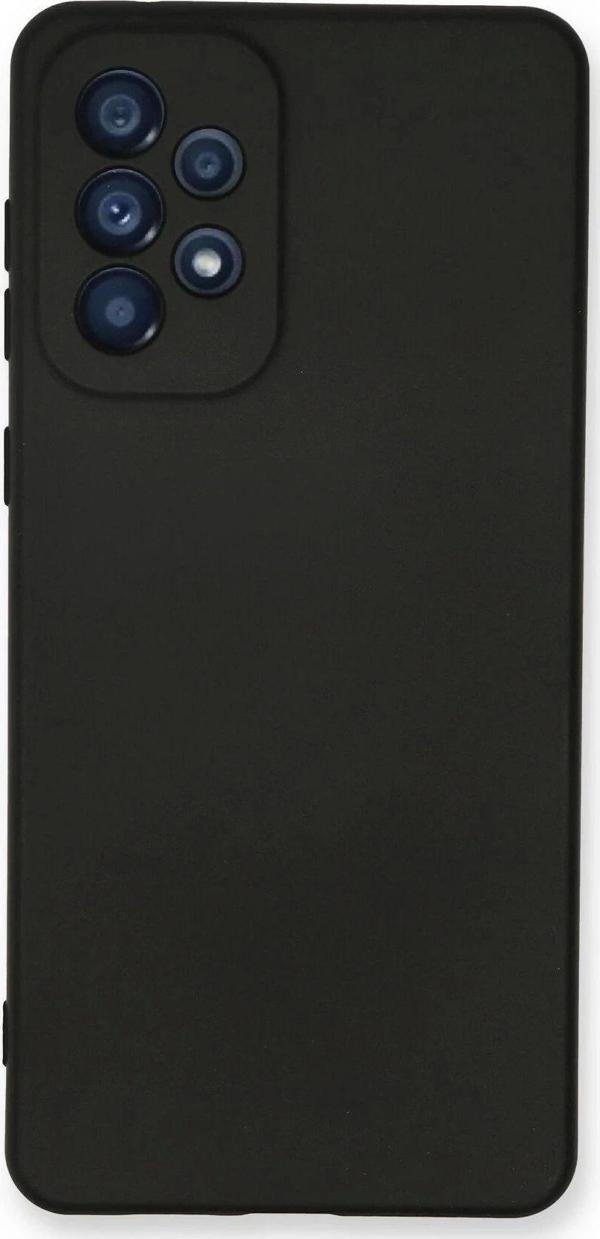 Samsung Galaxy A53 5G Kılıf Nano içi Kadife Silikon - Siyah - Image 1