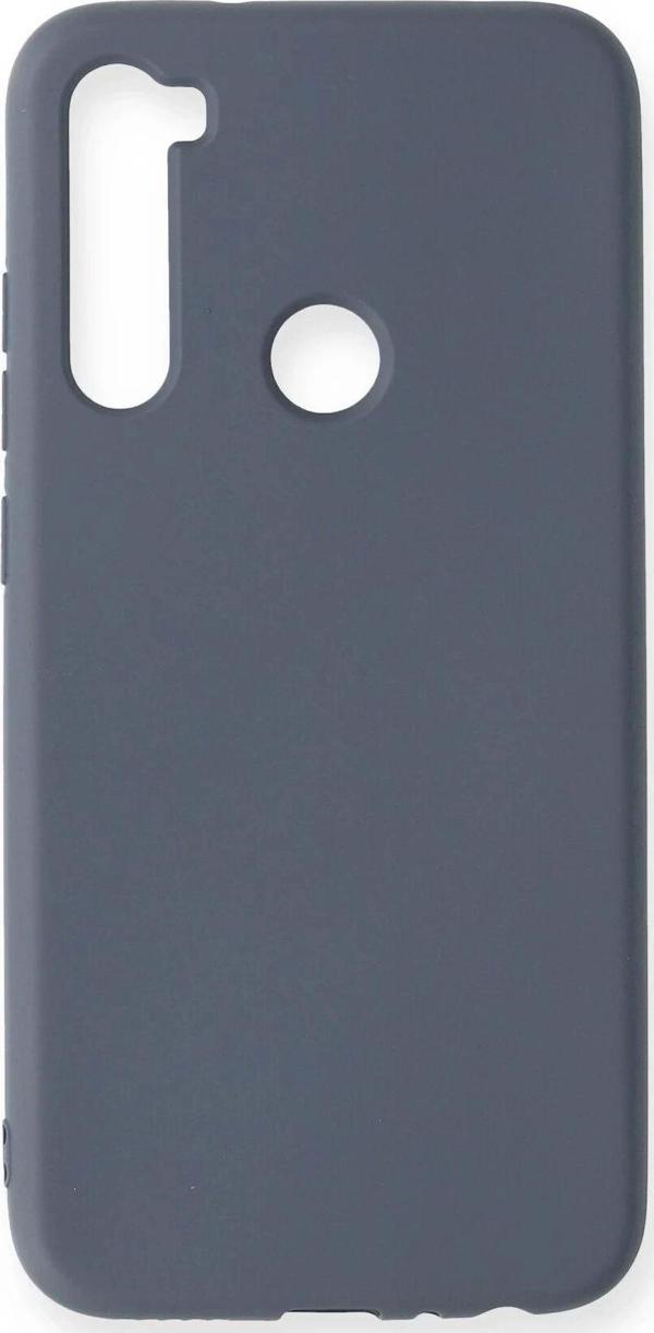 Xiaomi Redmi Note 8 Kılıf Nano içi Kadife Silikon - Gri - Image 1