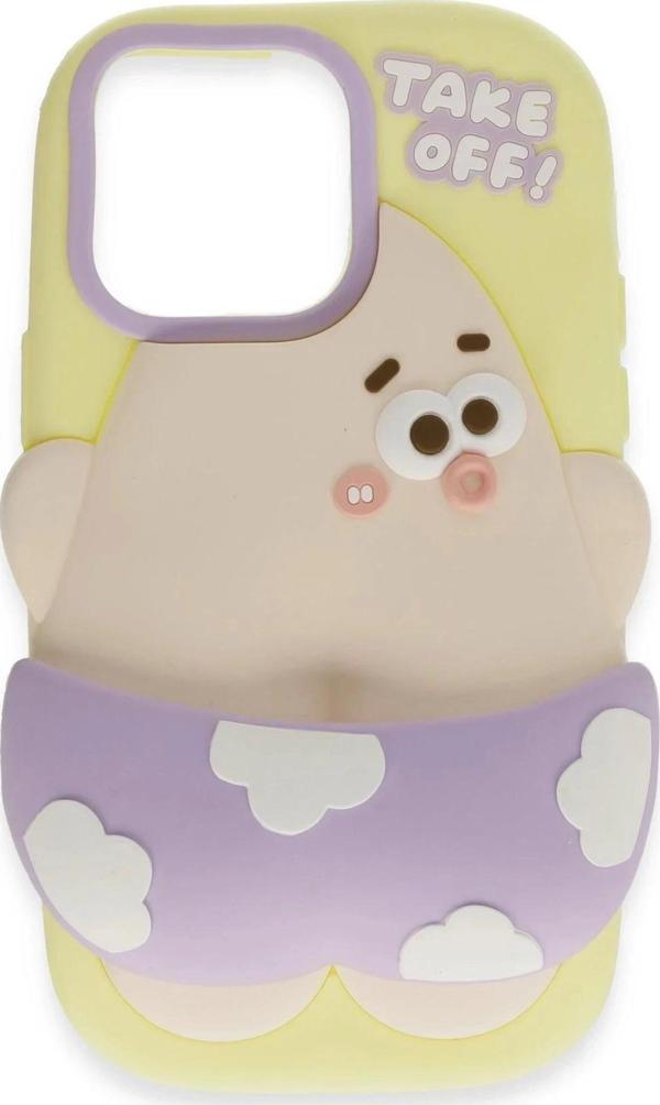 iPhone 15 Kılıf Poky Karakter Silikon Kapak - Desen 5 - Image 1