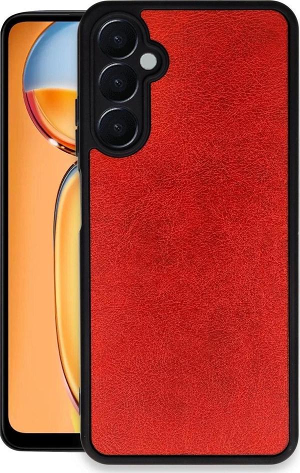 Samsung Galaxy A15 4G Kılıf Aras Deri Kapak - Kırmızı - Image 1