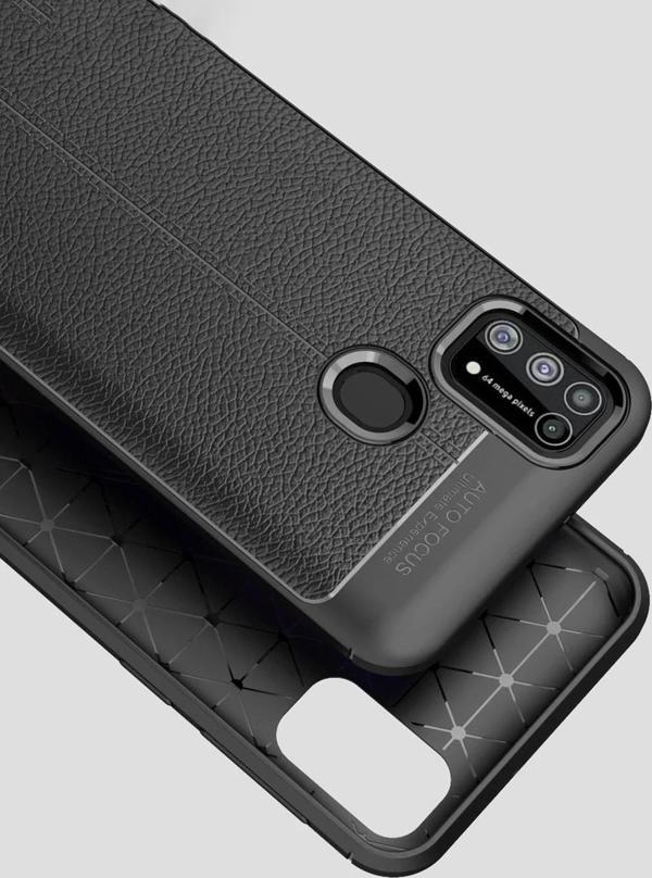 Samsung Galaxy M31 Kılıf Auto Focus Kapak - Siyah - Image 1