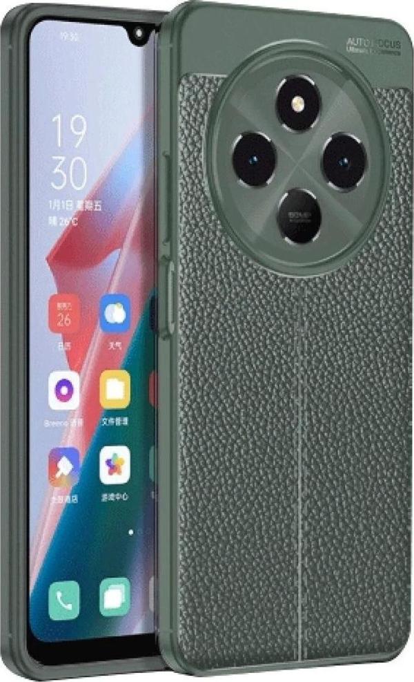 Xiaomi Redmi 14C Kılıf Auto Focus Kapak - Koyu Yeşil - Image 1