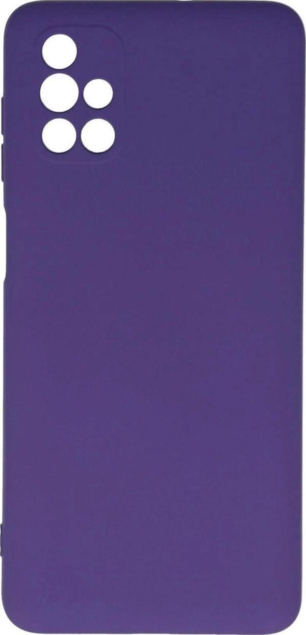 Samsung Galaxy M51 Kılıf Nano içi Kadife Silikon - Mor - Image 1