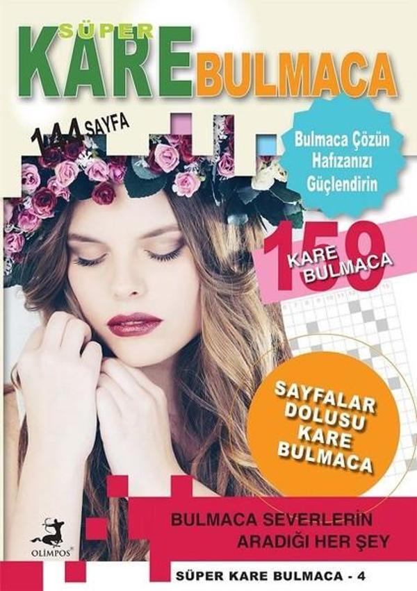 Süper Kare Bulmaca 4 - Olimpos Yayınları - Image 1