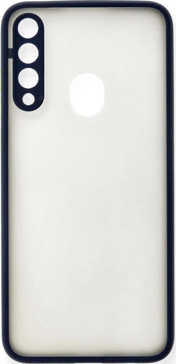 Huawei Y6P Kılıf Montreal Silikon Kapak - Lacivert - Image 1