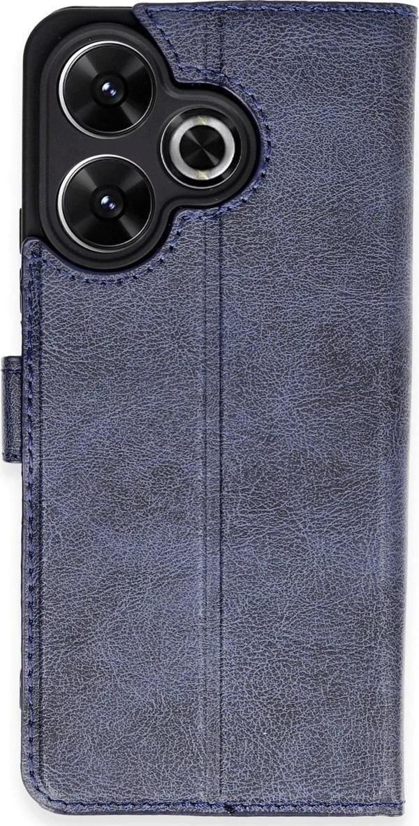 Xiaomi Redmi 13 4G Kılıf Trend S Plus Kapaklı Kılıf - Lacivert - Image 1