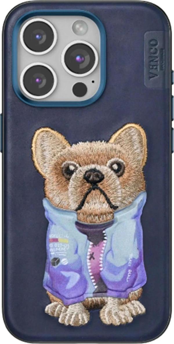 Venco iPhone 15 Pro Max Cute Desenli Kapak - Lacivert - Image 1