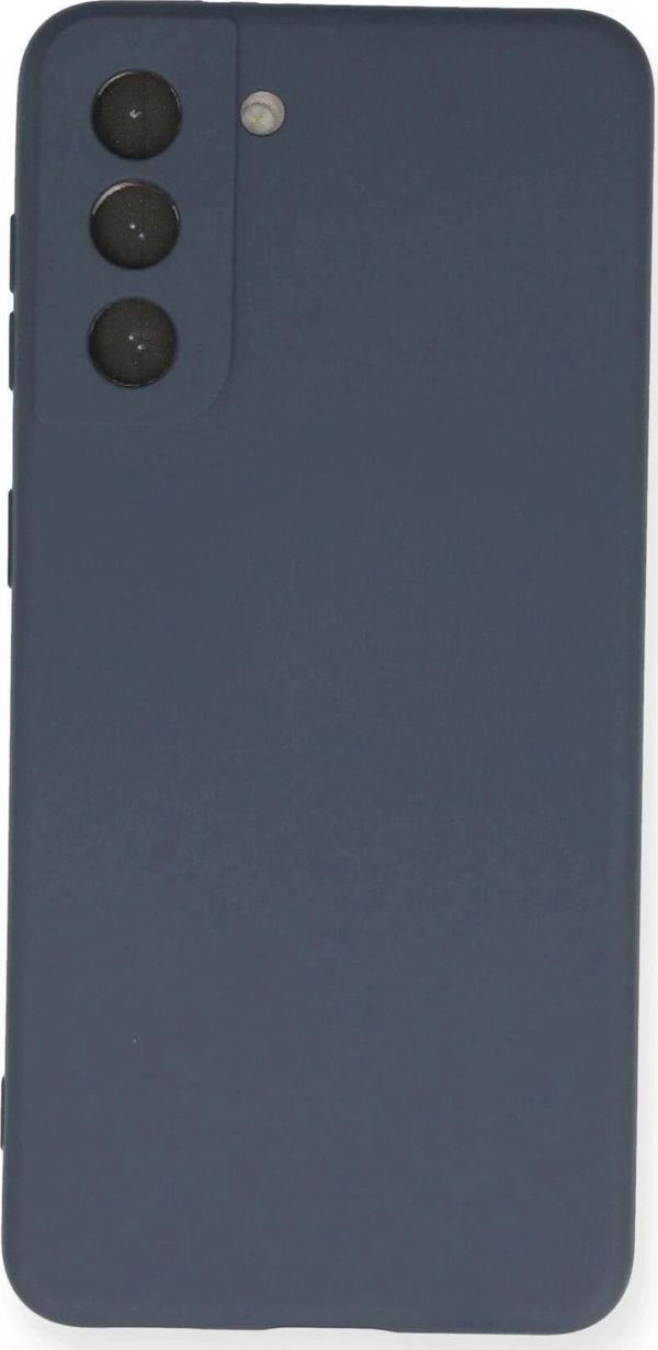 Samsung Galaxy S21 Kılıf Nano içi Kadife Silikon - Gri - Image 1