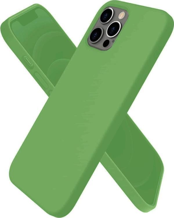 iPhone 12 Pro Kılıf First Silikon - Yeşil - Image 1