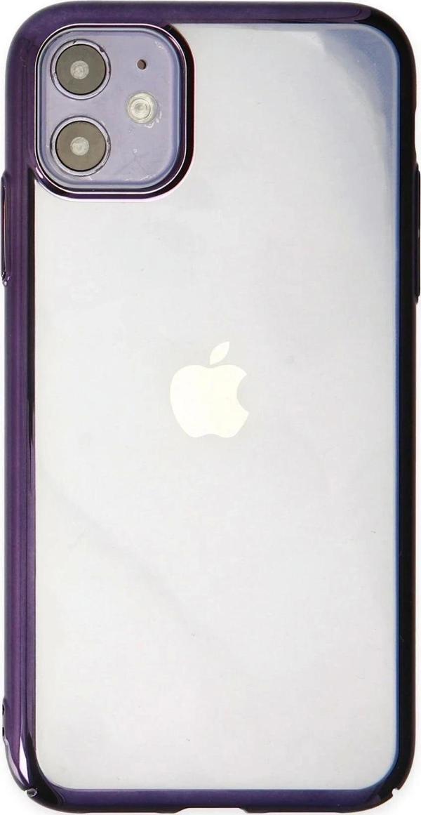 iPhone 11 Kılıf Element Silikon - Mor - Image 1