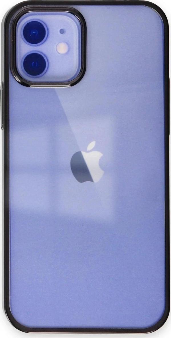 iPhone 12 Kılıf Element Silikon - Siyah - Image 1