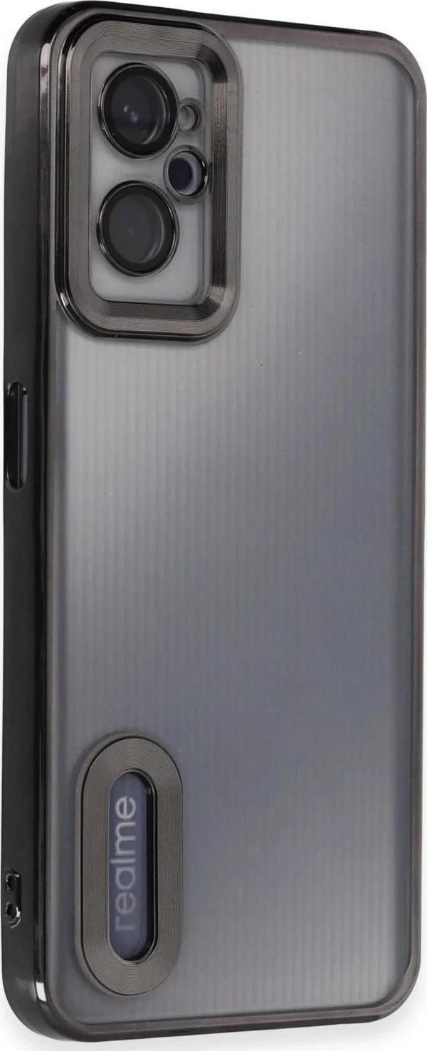 Realme 9i 4G Kılıf Slot Silikon - Siyah - Image 1