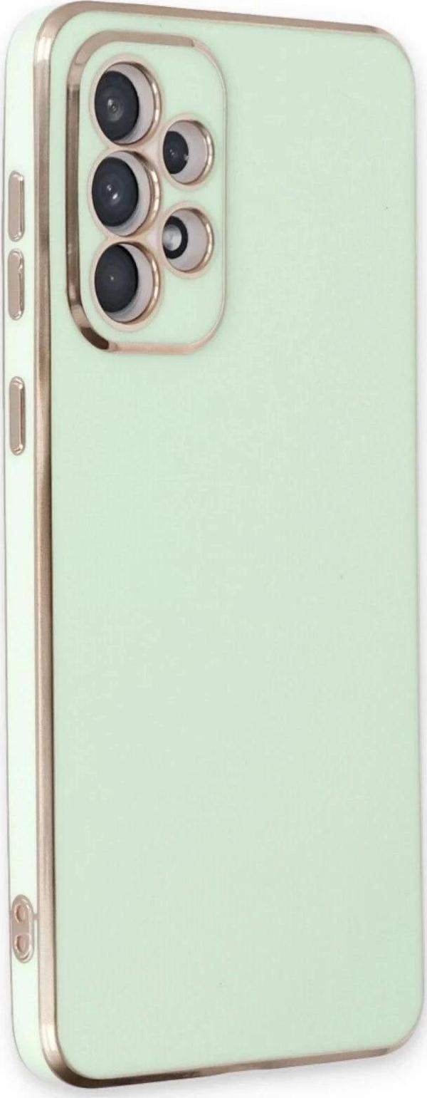 Samsung Galaxy A53 5G Kılıf Volet Silikon - Açık Yeşil - Image 1