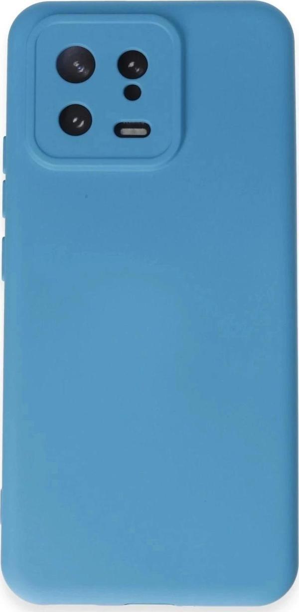 Xiaomi Mi 13 Kılıf Nano içi Kadife Silikon - Mavi - Image 1