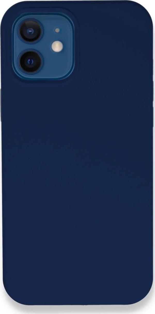 iPhone 12 Kılıf Lansman Legant Silikon - Lacivert - Image 1