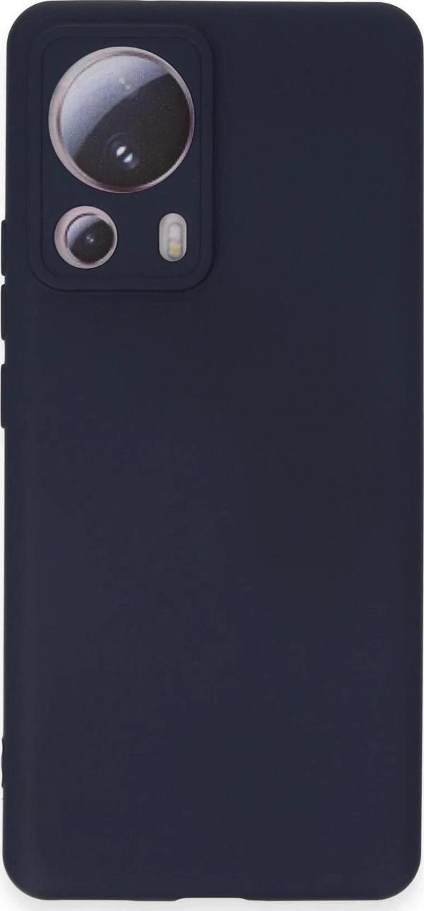 Xiaomi Mi 13 Lite Kılıf Nano içi Kadife Silikon - Lacivert - Image 1