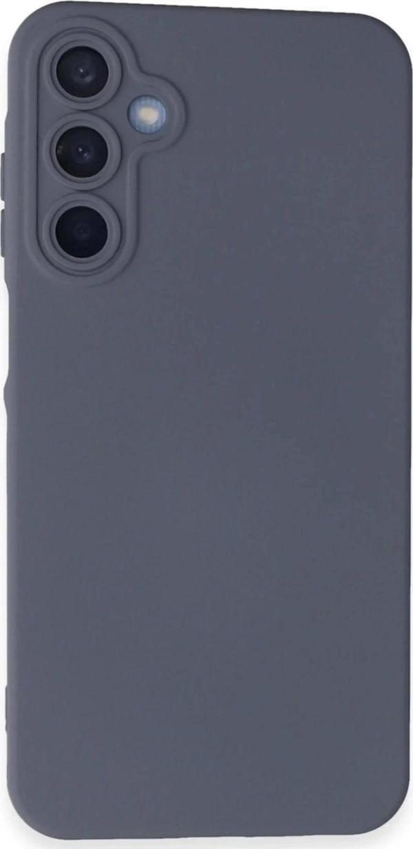 Samsung Galaxy A25 5G Kılıf Nano içi Kadife Silikon - Gri - Image 1
