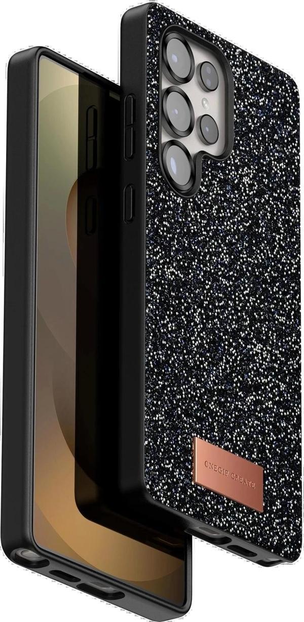 Onegif Samsung Galaxy S25 Ultra Bright Simli Kapak - Siyah - Image 1