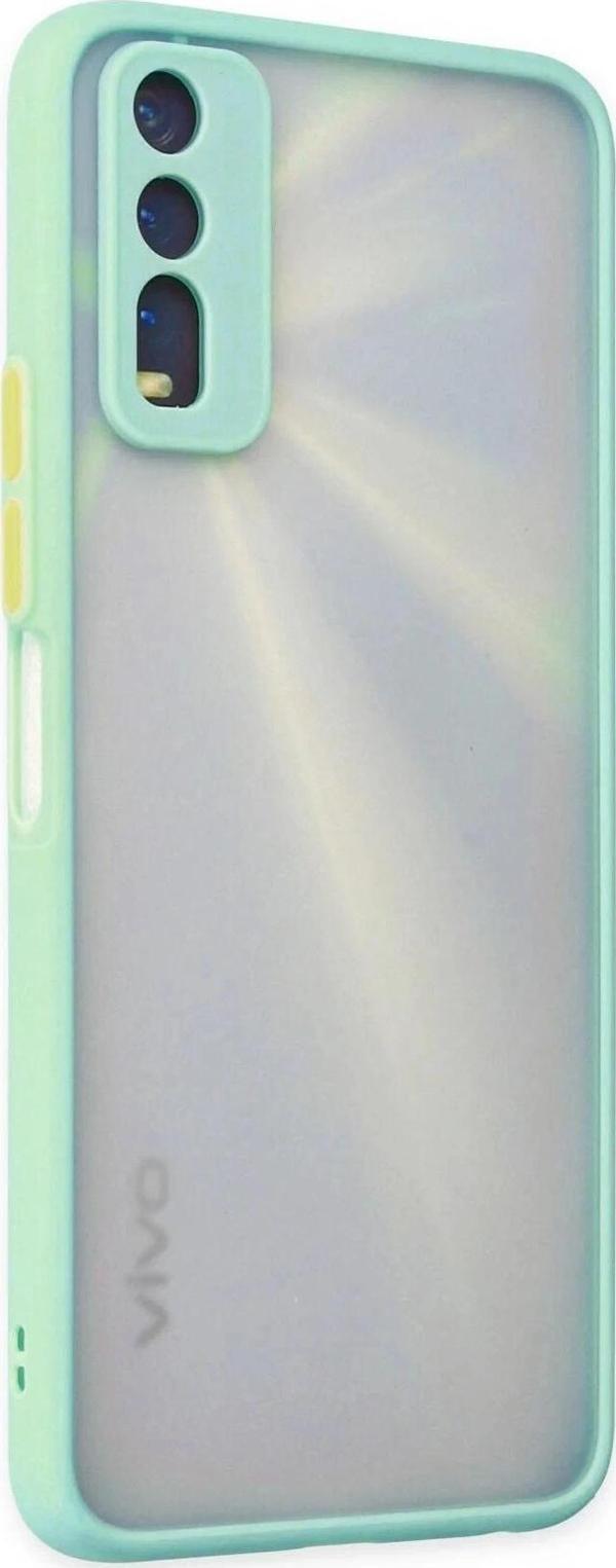 Vivo Y11S Kılıf Montreal Silikon Kapak - Turkuaz - Image 1
