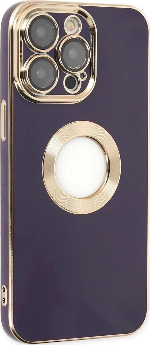 iPhone 13 Pro Max Kılıf Store Silikon - Derin Mor - Image 1