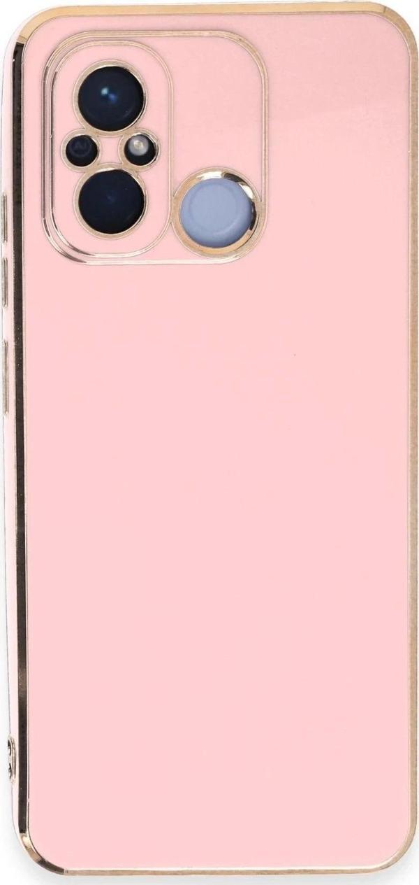 Xiaomi Redmi 12C Kılıf Volet Silikon - Pembe - Image 1