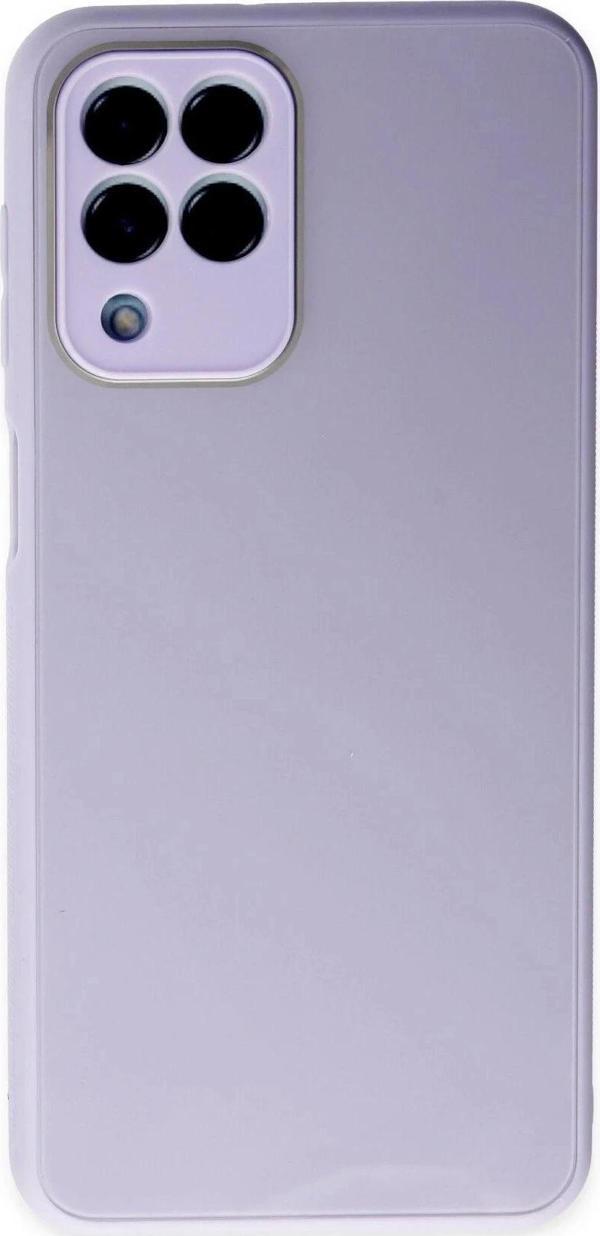 Samsung Galaxy M33 Kılıf Glass Kapak - Lila - Image 1