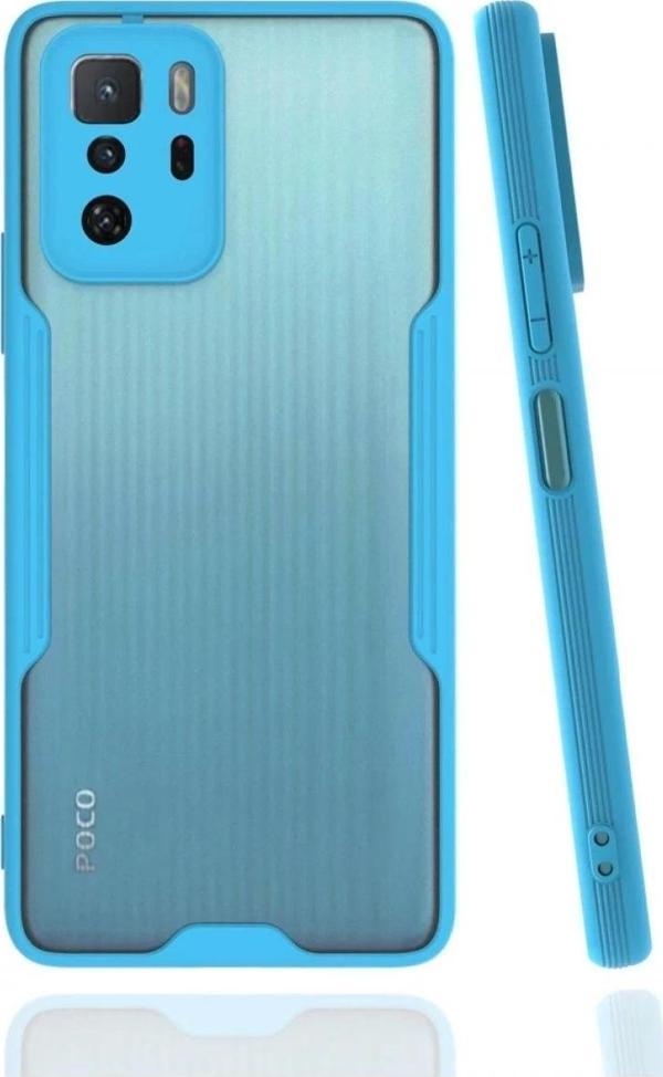 Xiaomi Poco X3 GT Kılıf Platin Silikon - Mavi - Image 1