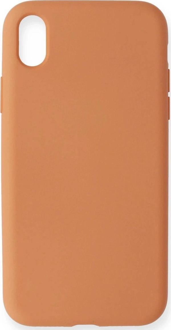 iPhone XR Kılıf Nano içi Kadife Silikon - Turuncu - Image 1
