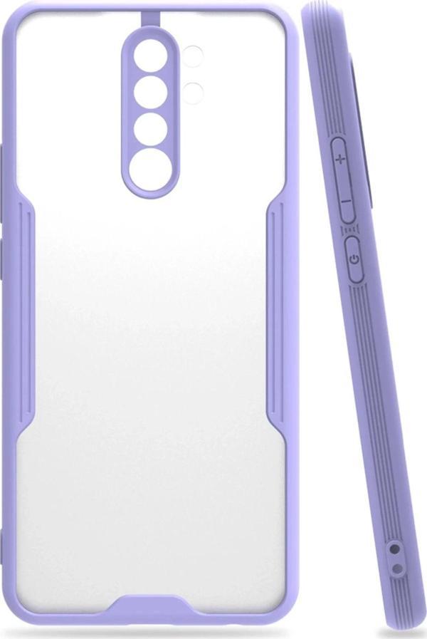 Xiaomi Redmi 9 Kılıf Platin Silikon - Lila - Image 1