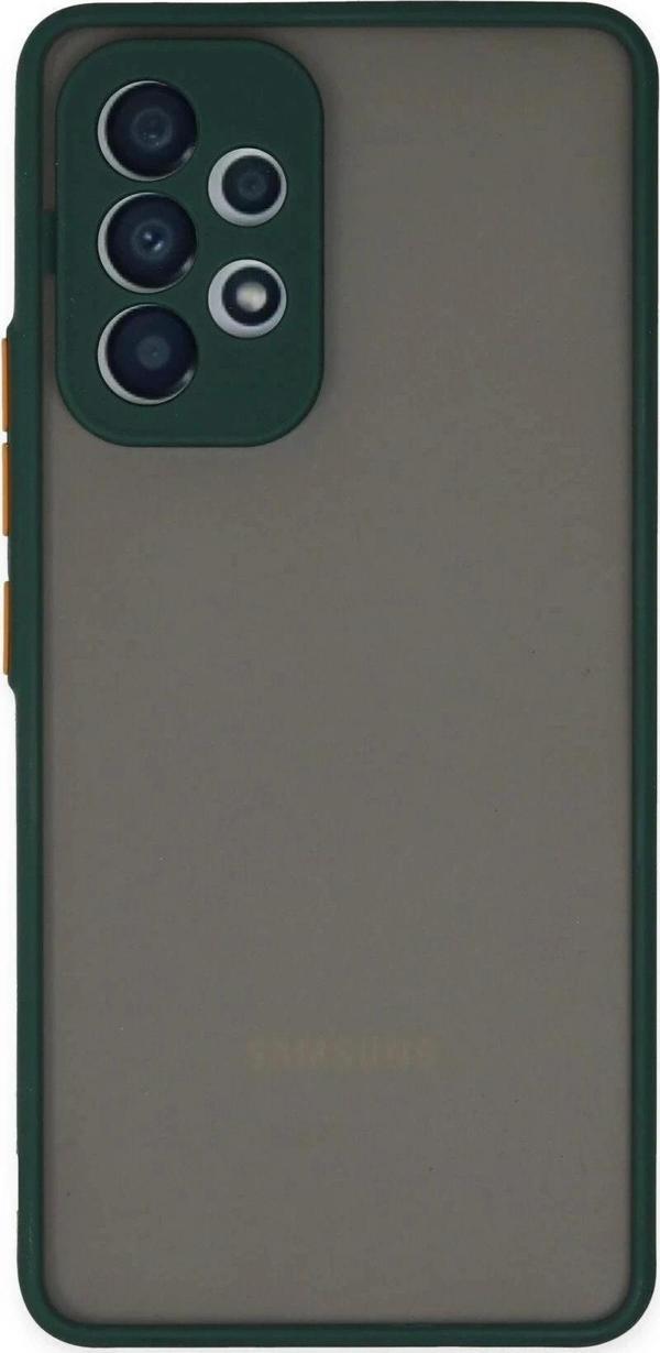 Samsung Galaxy A73 5G Kılıf Montreal Silikon Kapak - Yeşil - Image 1