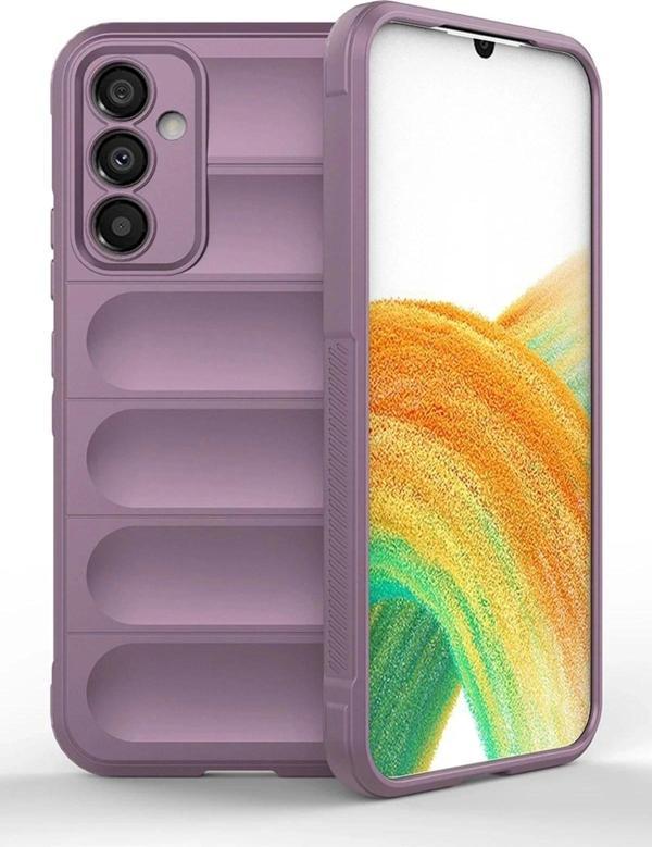 Samsung Galaxy A25 5G Kılıf Optimum Silikon - Mor - Image 1