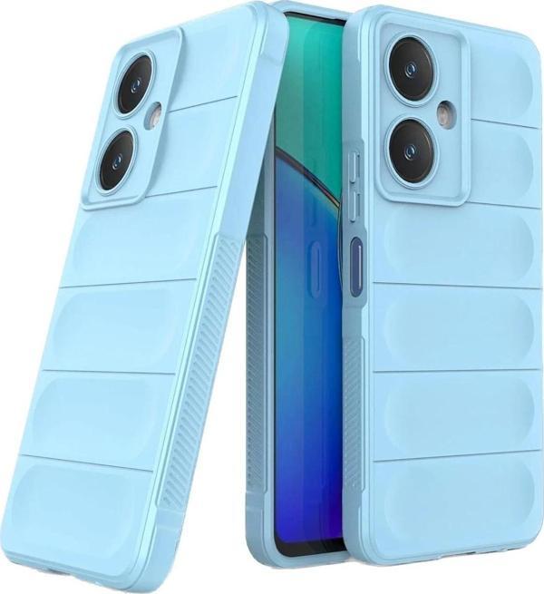 Vivo Y27 Kılıf Optimum Silikon - Sky Blue - Image 1
