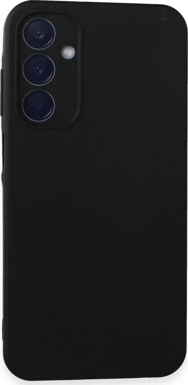 Samsung Galaxy A25 5G Kılıf Nano içi Kadife Silikon - Siyah - Image 1