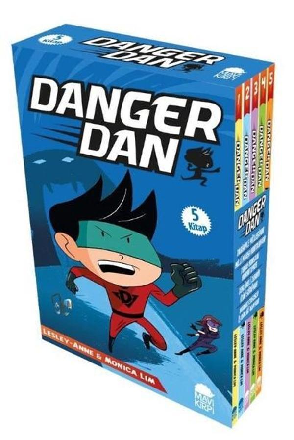 Danger Dan Seti-5 Kitap Takım - Mavi Kirpi - Image 1