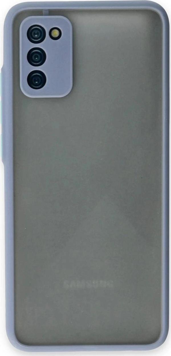 Samsung Galaxy A02S Kılıf Montreal Silikon Kapak - Gri - Image 1