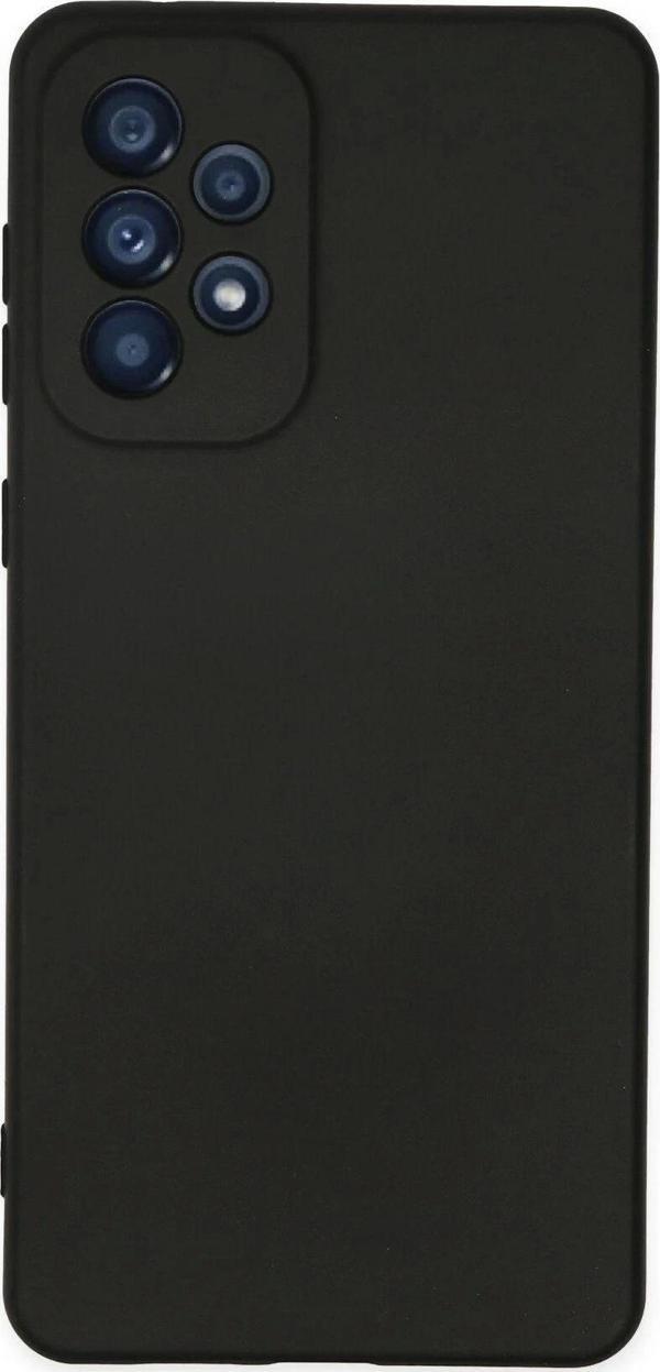 Samsung Galaxy A23 4G Kılıf Nano içi Kadife Silikon - Siyah - Image 1