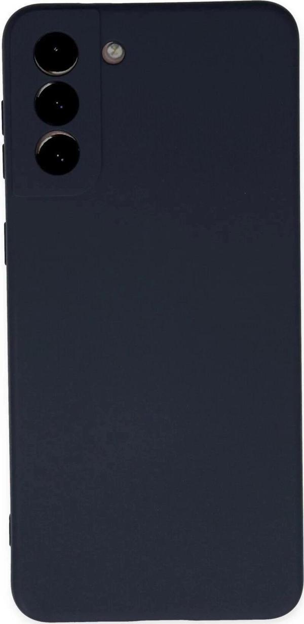 Samsung Galaxy S21 Plus Kılıf Nano içi Kadife Silikon - Lacivert - Image 1