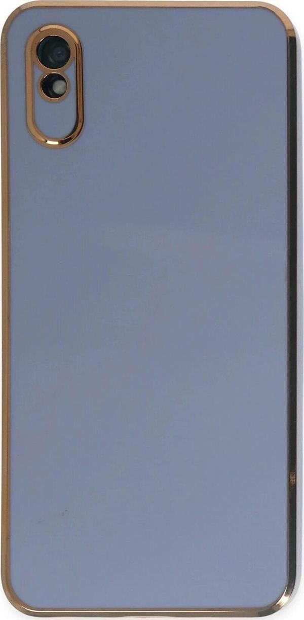 Xiaomi Redmi 9A Kılıf Volet Silikon - Mavi - Image 1