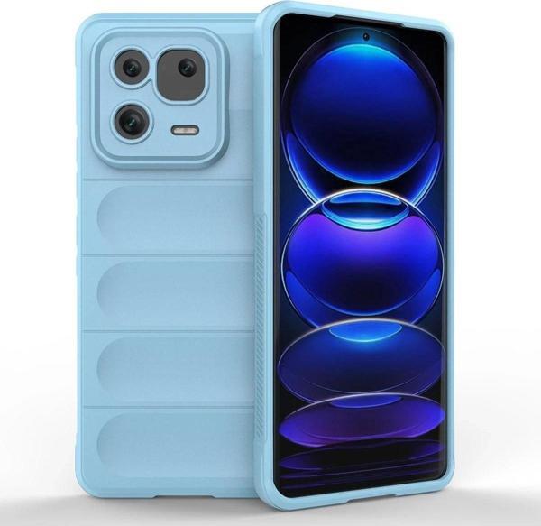 Xiaomi Mi 13 Pro Kılıf Optimum Silikon - Sky Blue - Image 1