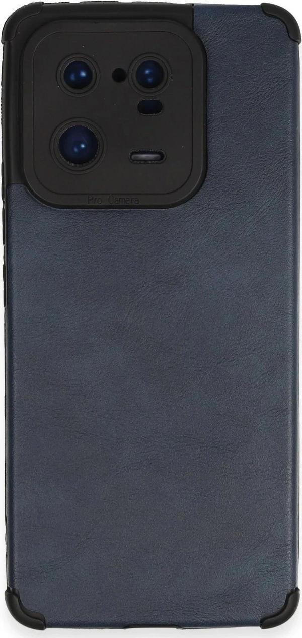 Xiaomi Mi 13 Pro Kılıf Loop Deri Silikon - Lacivert - Image 1